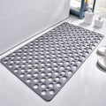 Gray non-slip antibacterial shower mat