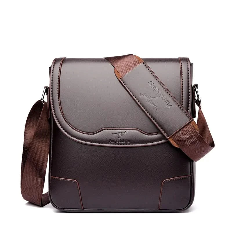 Gustavo | Leather Messenger Bag for Men with Organized Compartments | Elegant Design for Everyday Use