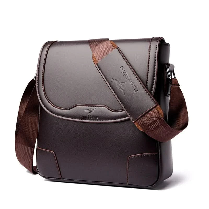 Gustavo | Leather Messenger Bag for Men with Organized Compartments | Elegant Design for Everyday Use