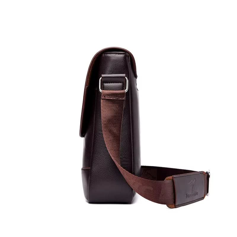 Gustavo | Leather Messenger Bag for Men with Organized Compartments | Elegant Design for Everyday Use