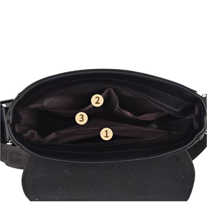 Gustavo | Leather Messenger Bag for Men with Organized Compartments | Elegant Design for Everyday Use