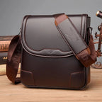 Gustavo | Leather Messenger Bag for Men with Organized Compartments | Elegant Design for Everyday Use