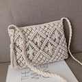 Gwen Collection | Woven Shoulder Bag with Trendy Boho Design | Stylish Accessory for Women