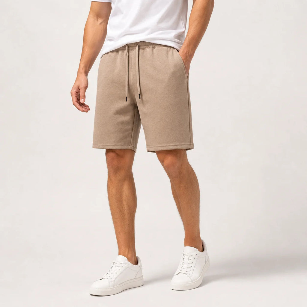 Hampton Collection | Men's Comfort Shorts with Elastic Waistband | Soft Cotton Blend for Everyday Wear