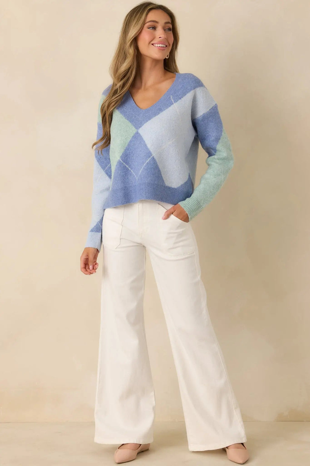 Women's Hazy Days White Wide Leg Jeans | 59% Cotton 1