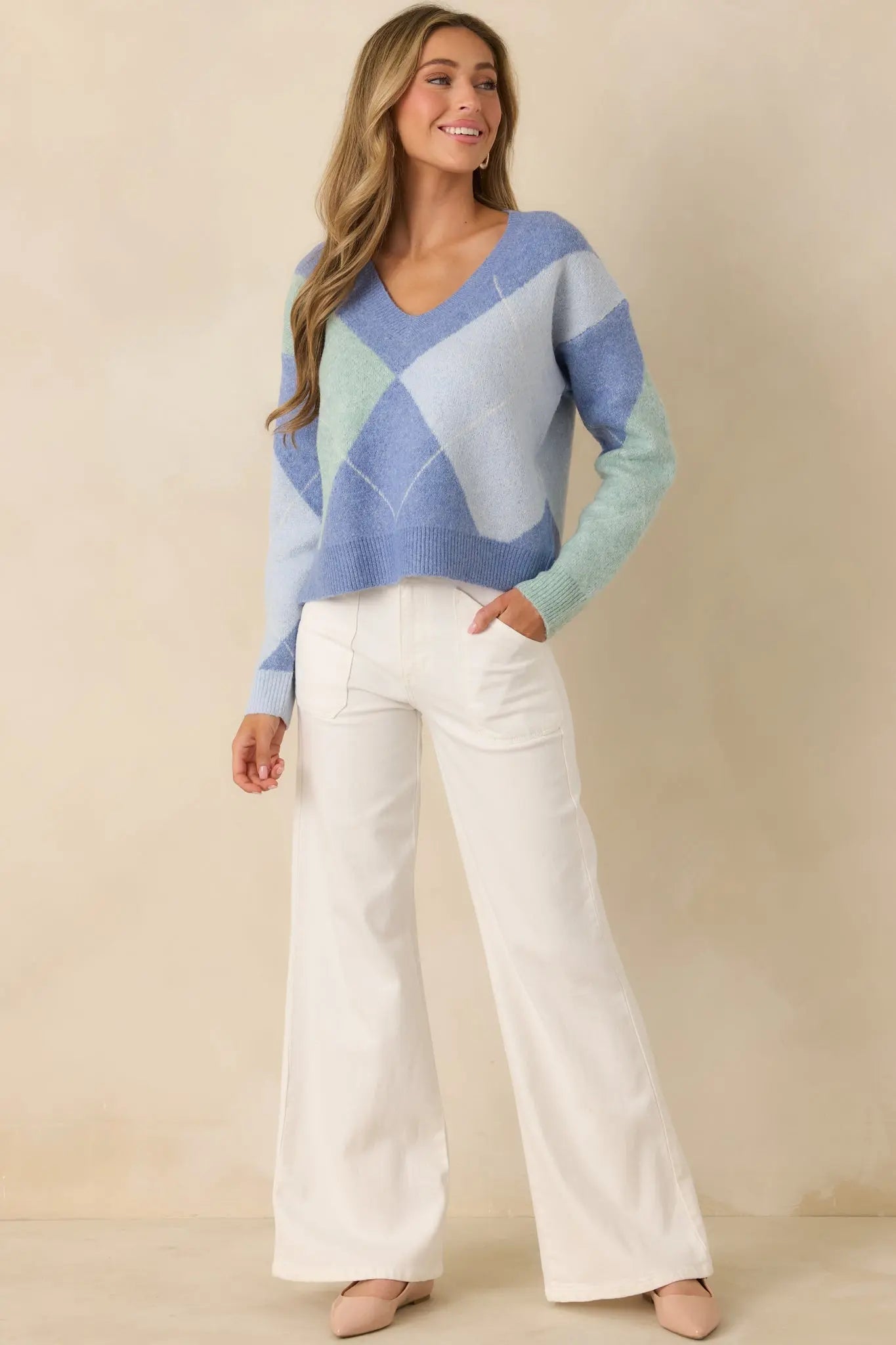 Women's Hazy Days White Wide Leg Jeans | 59% Cotton 1