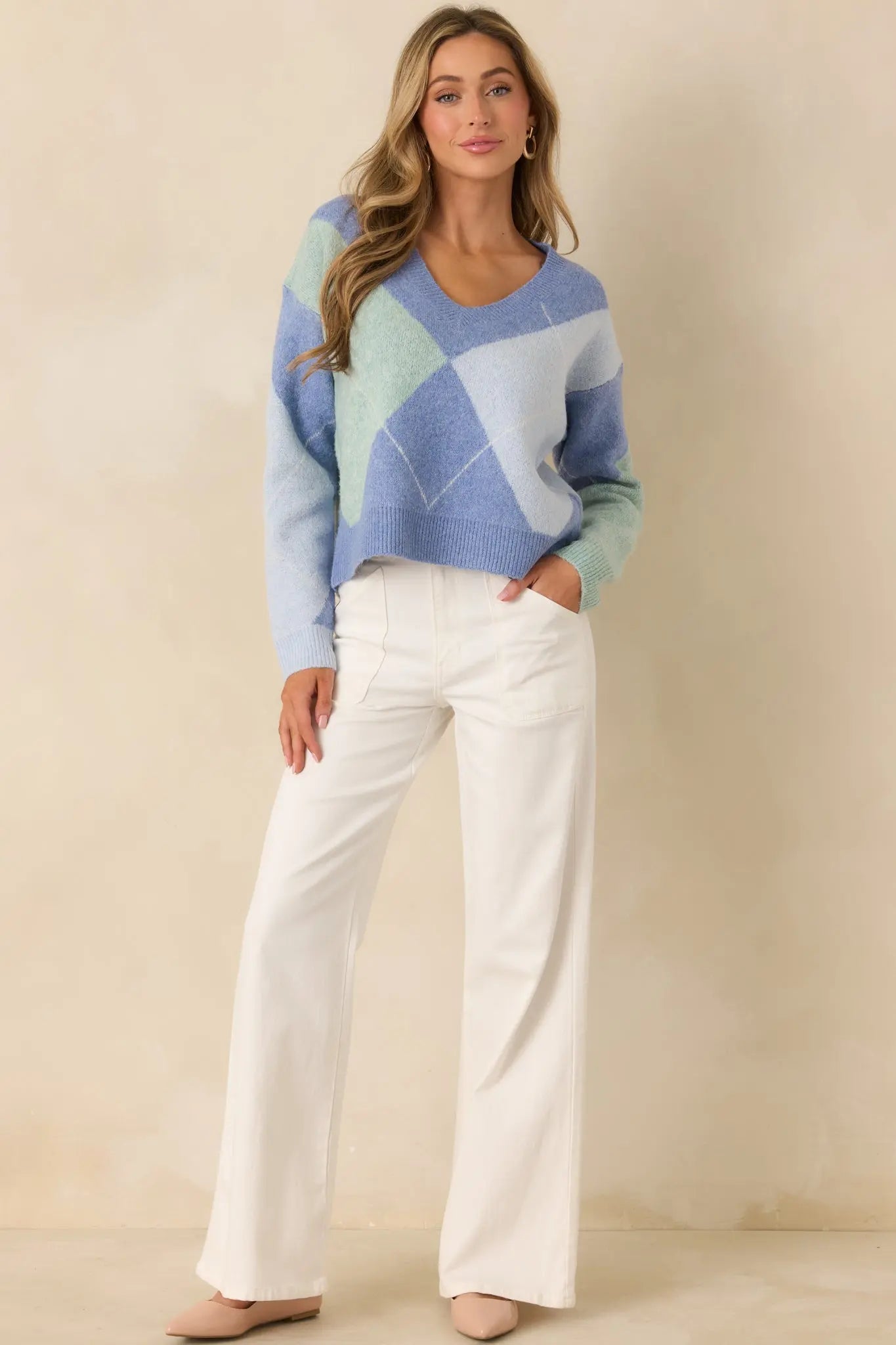 Women's Hazy Days White Wide Leg Jeans | 59% Cotton 2