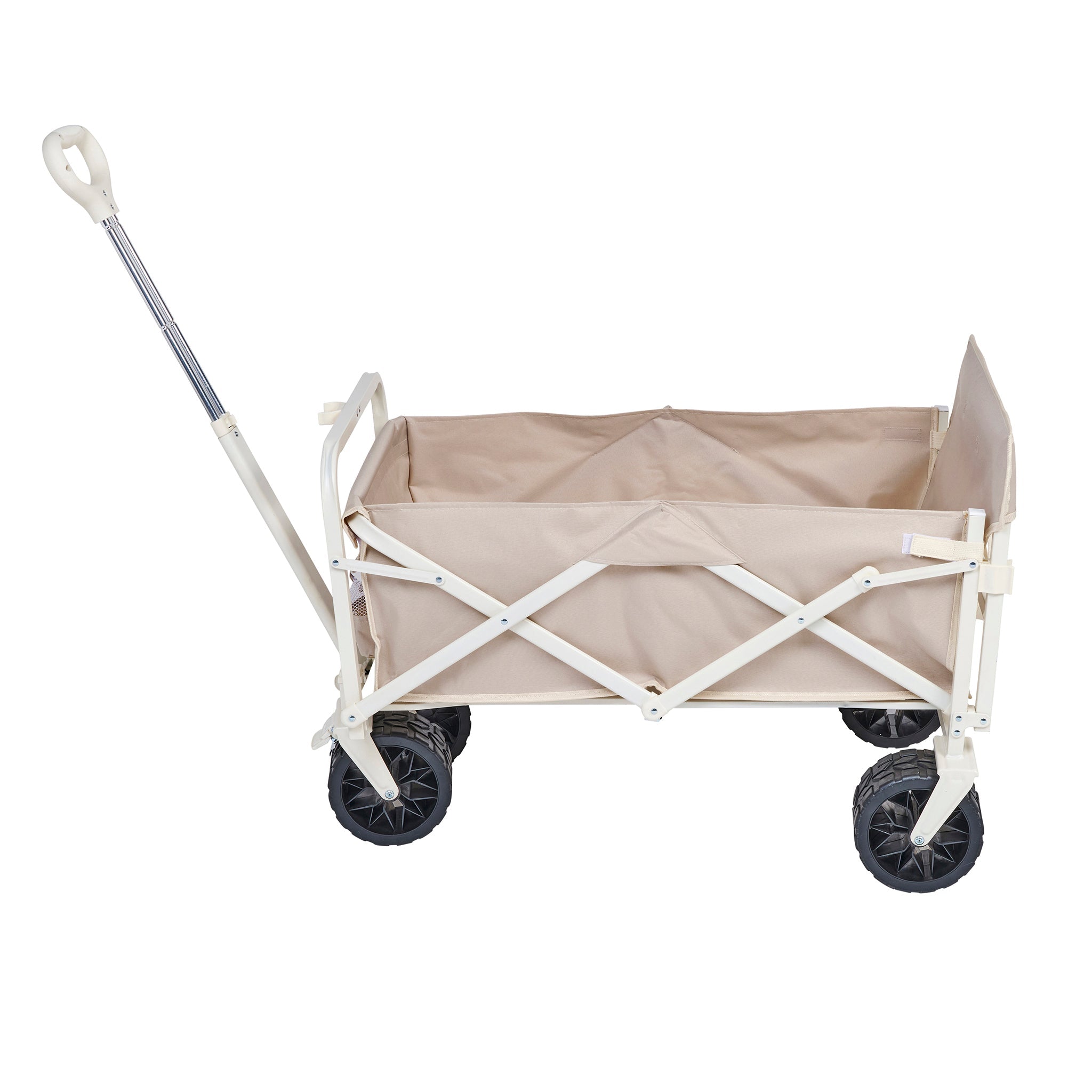 Heavy-Duty Beach Wagon for Sand with Durable PVC Wheels | Convenient Folding Design for Easy Transport