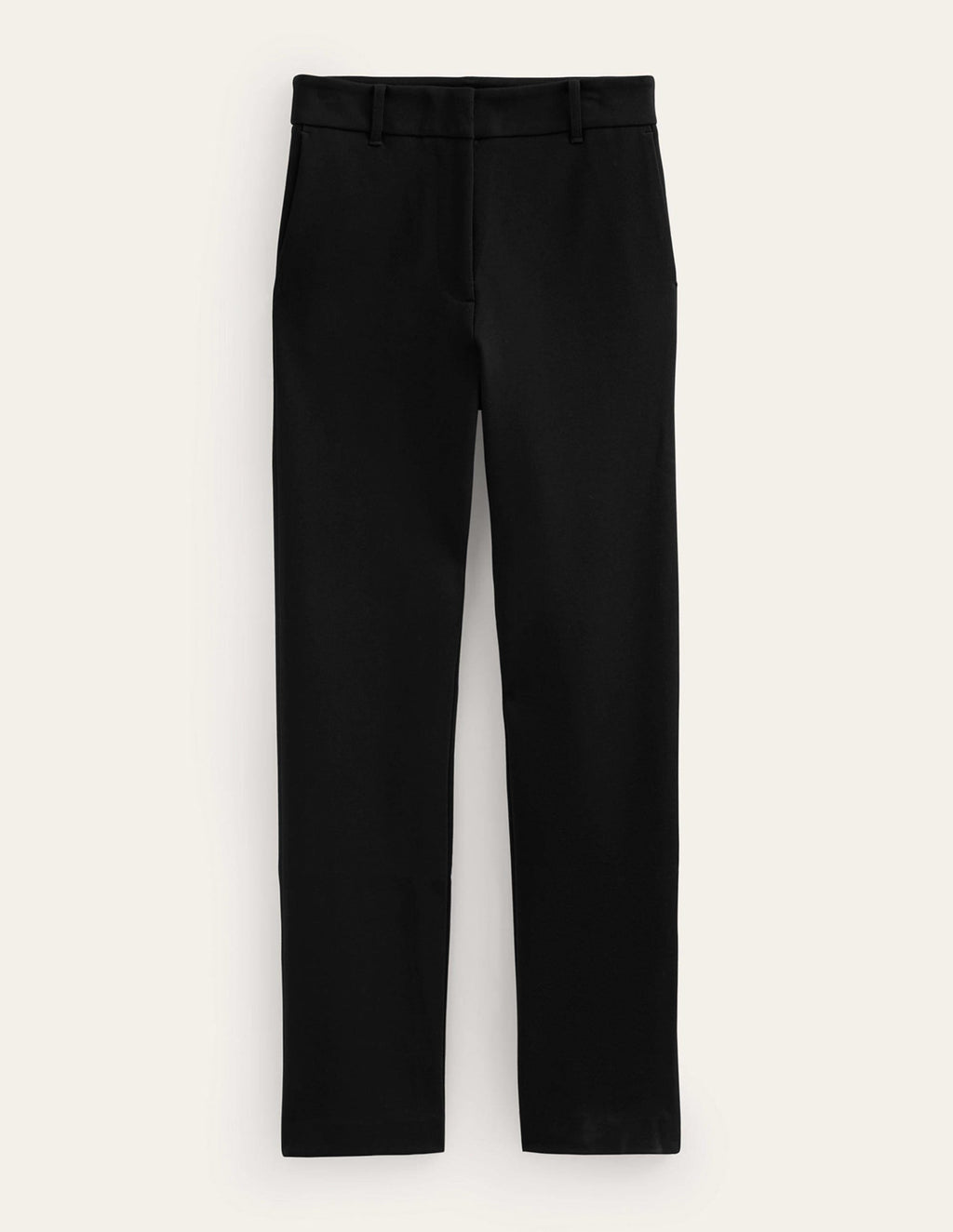 Slim-Leg Ponte Pants — Ankle-Hem Trousers