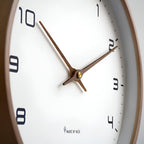 Nordic wall clock side view