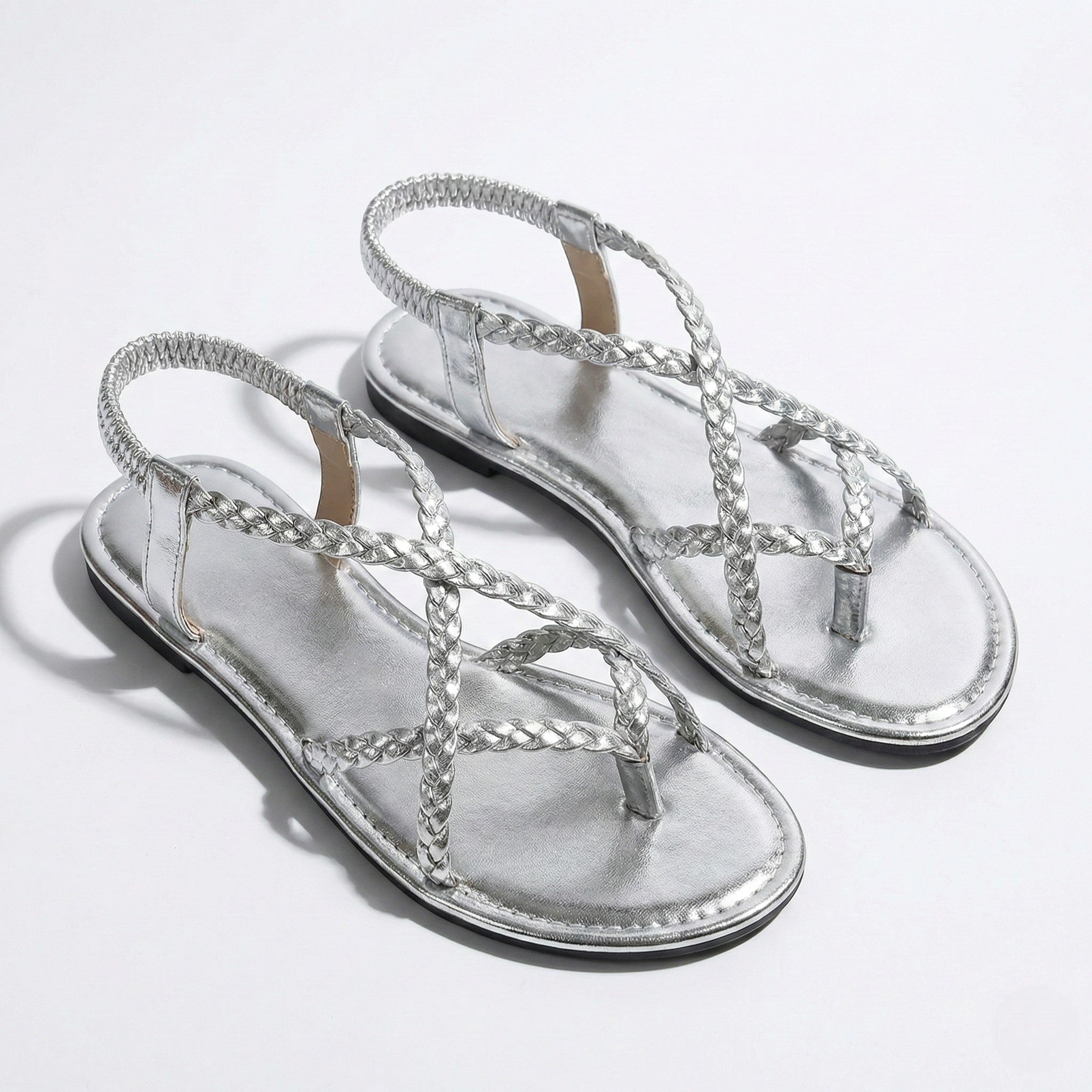Imogen Collection | Women's Sandals with Braided Straps | Comfortable Summer Footwear for All-Day Wear