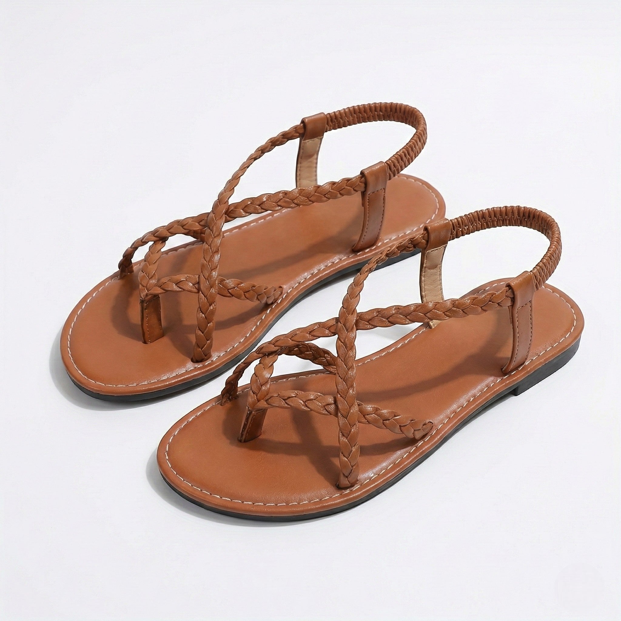 Imogen Collection | Women's Sandals with Braided Straps | Comfortable Summer Footwear for All-Day Wear