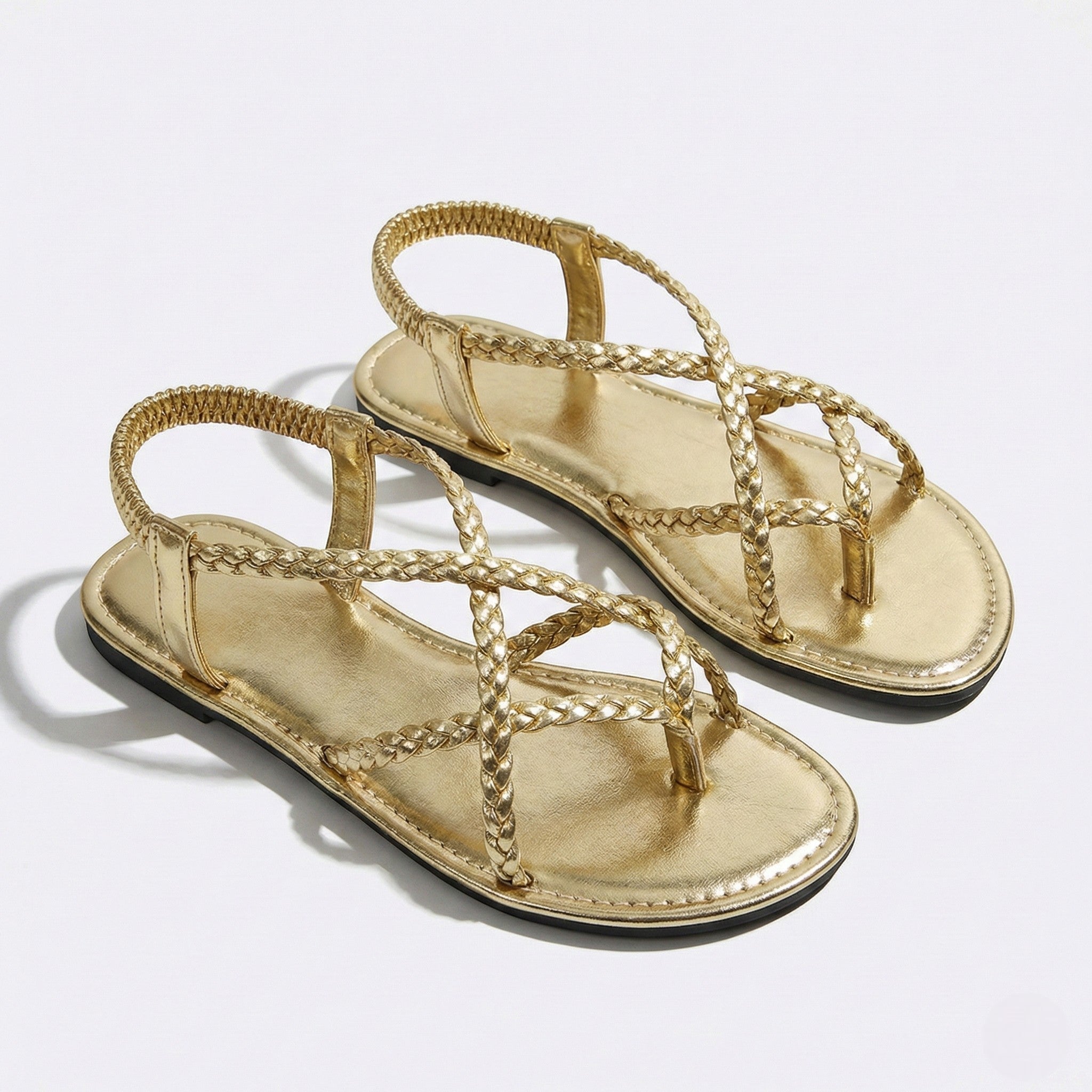 Imogen Collection | Women's Sandals with Braided Straps | Comfortable Summer Footwear for All-Day Wear