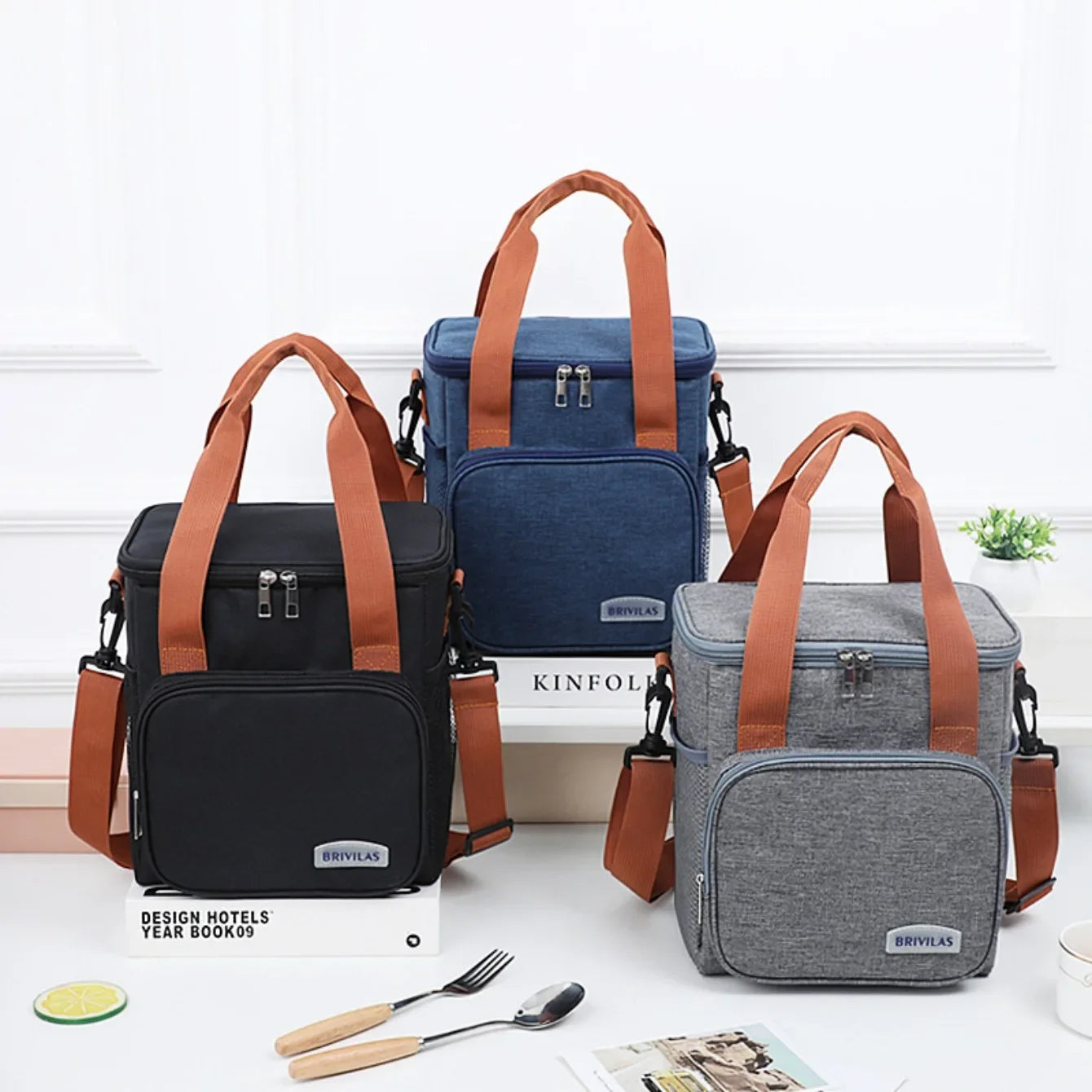 Insulated Lunch Bag Tote with Heat-Resistant Design – Perfect for...