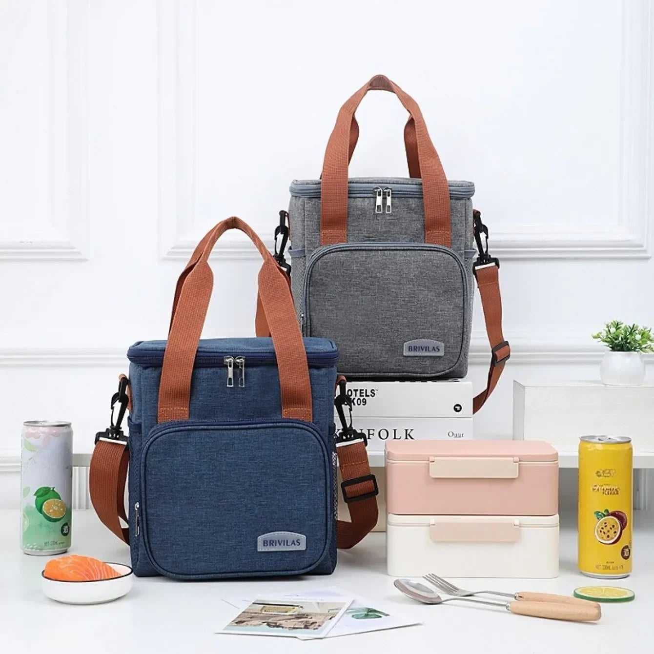 Insulated Lunch Bag Tote with Heat-Resistant Design – Perfect for...