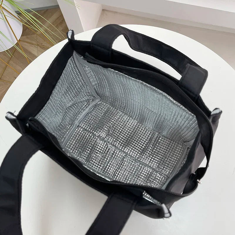 Insulated Lunch Bag – Large Capacity Tote with Aluminum Foil...