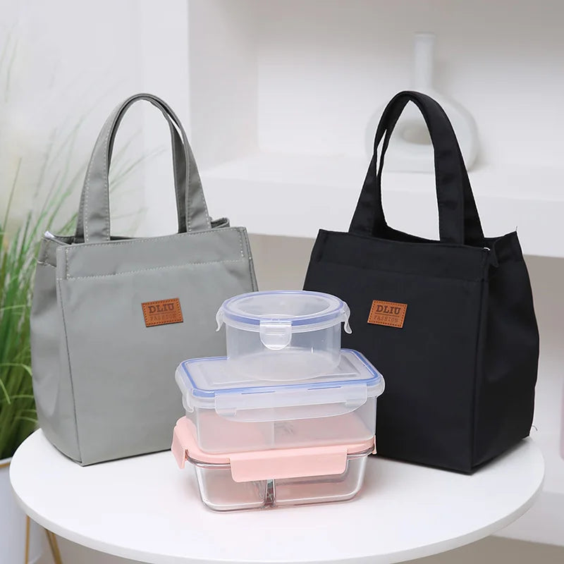Insulated Lunch Bag – Large Capacity Tote with Aluminum Foil...