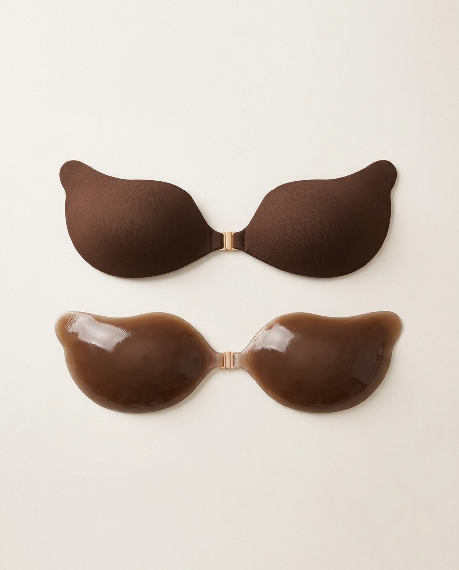 Invisible Lift Bra Cups – Silicone Adhesive Stick On Bra Cups with...