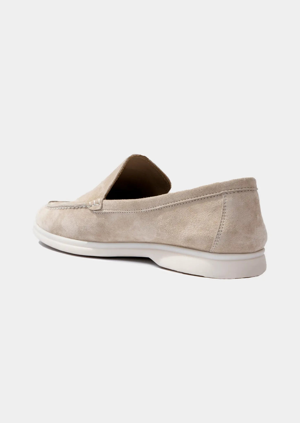 Women's Ivory Classic Suede Loafers 1