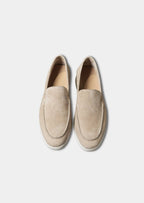 Women's Ivory Classic Suede Loafers 4