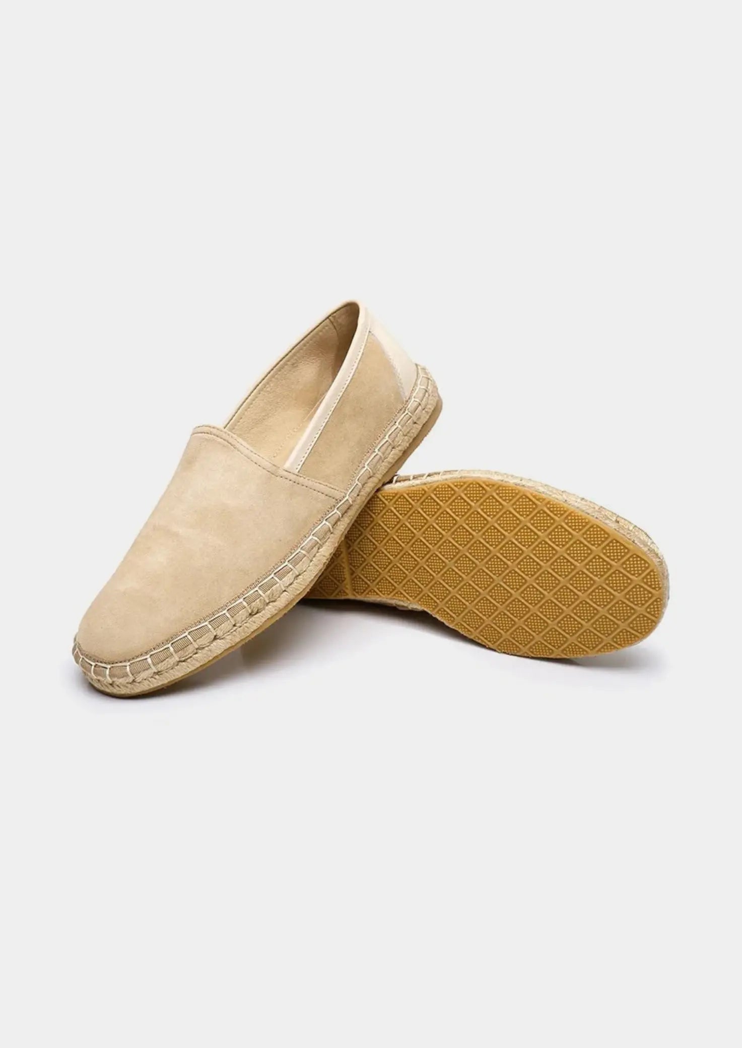 Women's Ivory Suede Seaside Espadrilles 1