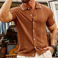 Women's Jacquard Knit Shirt | Knitted with silk-like viscose 0