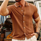 Women's Jacquard Knit Shirt | Knitted with silk-like viscose 0