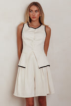 Janna | Women's Wide Leg Shorts with Invisible Back Zipper | Stylish Comfort for Any Occasion