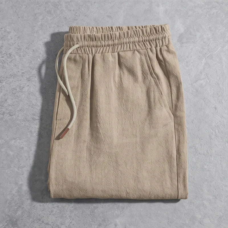 Kellan Collection | Linen Drawstring Shorts with Adjustable Waistband | Comfortable Summer Essential for Everyday Wear