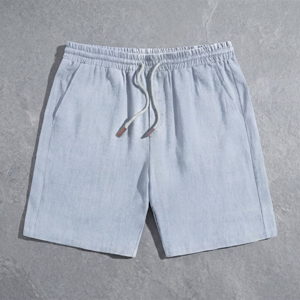 Kellan Collection | Linen Drawstring Shorts with Adjustable Waistband | Comfortable Summer Essential for Everyday Wear