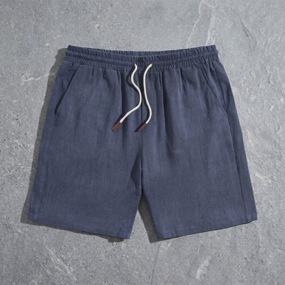 Kellan Collection | Linen Drawstring Shorts with Adjustable Waistband | Comfortable Summer Essential for Everyday Wear