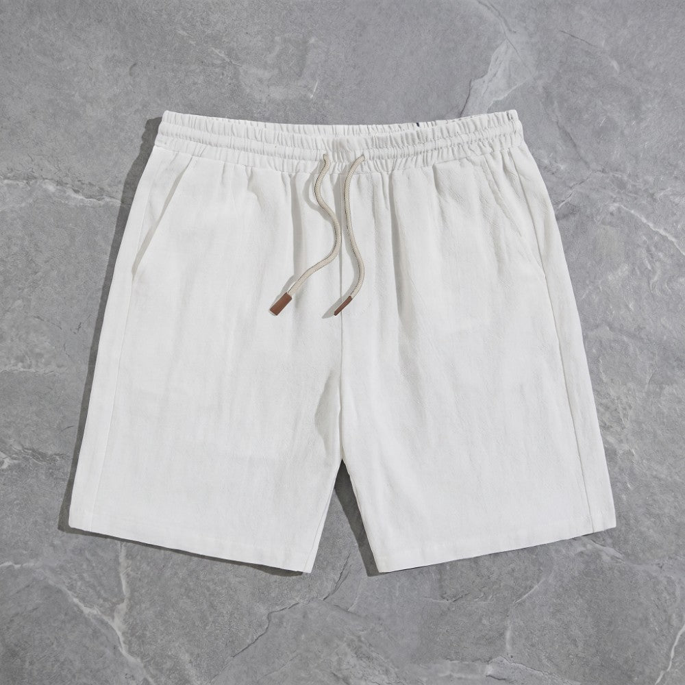 Kellan Collection | Linen Drawstring Shorts with Adjustable Waistband | Comfortable Summer Essential for Everyday Wear