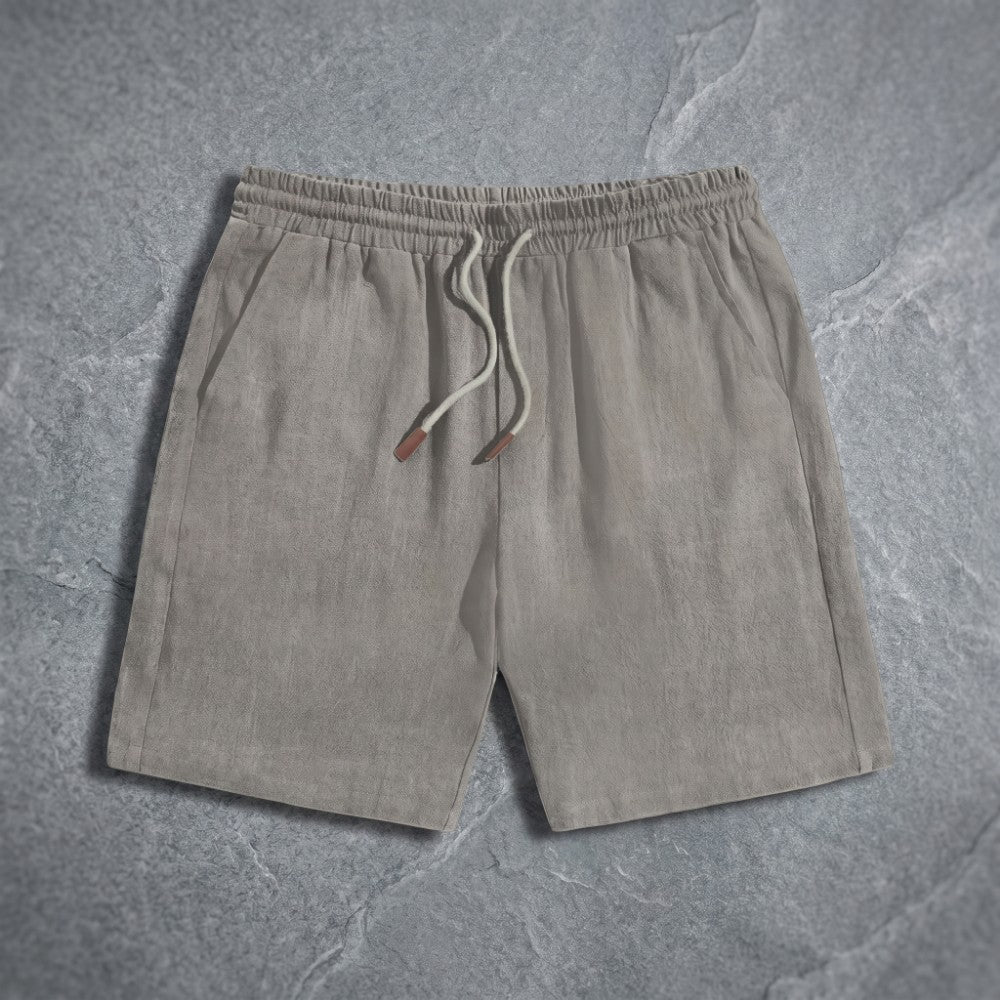 Kellan Collection | Linen Drawstring Shorts with Adjustable Waistband | Comfortable Summer Essential for Everyday Wear