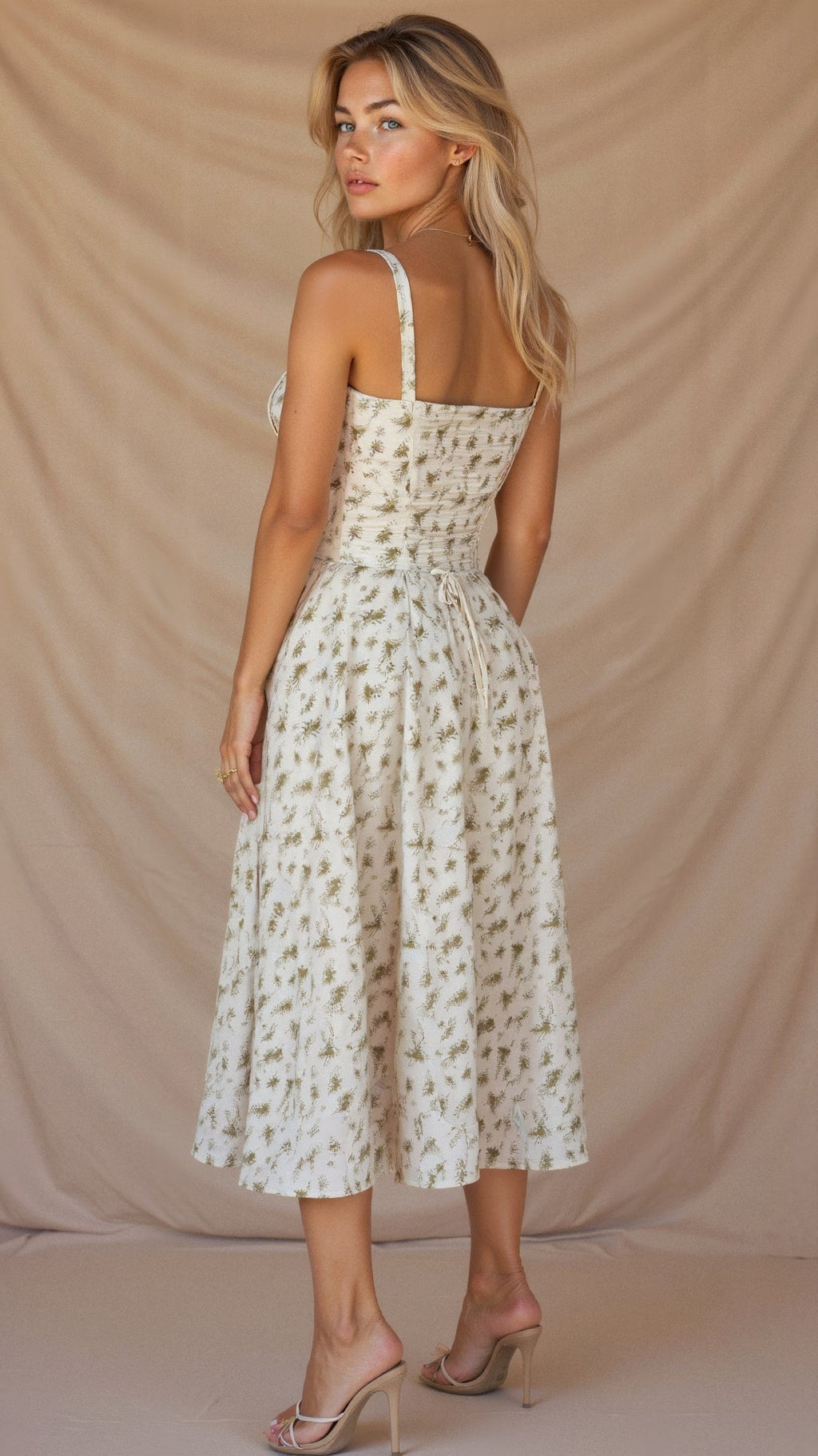 Black Midi Dress with Adjustable Straps & Flattering Silhouette –...