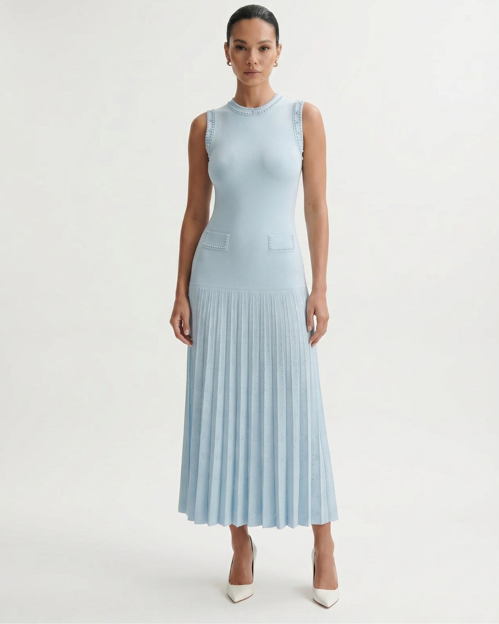Kira Collection | Sleeveless Long Dress with Premium Viscose Fabric | Elegant Design for All-Day Comfort