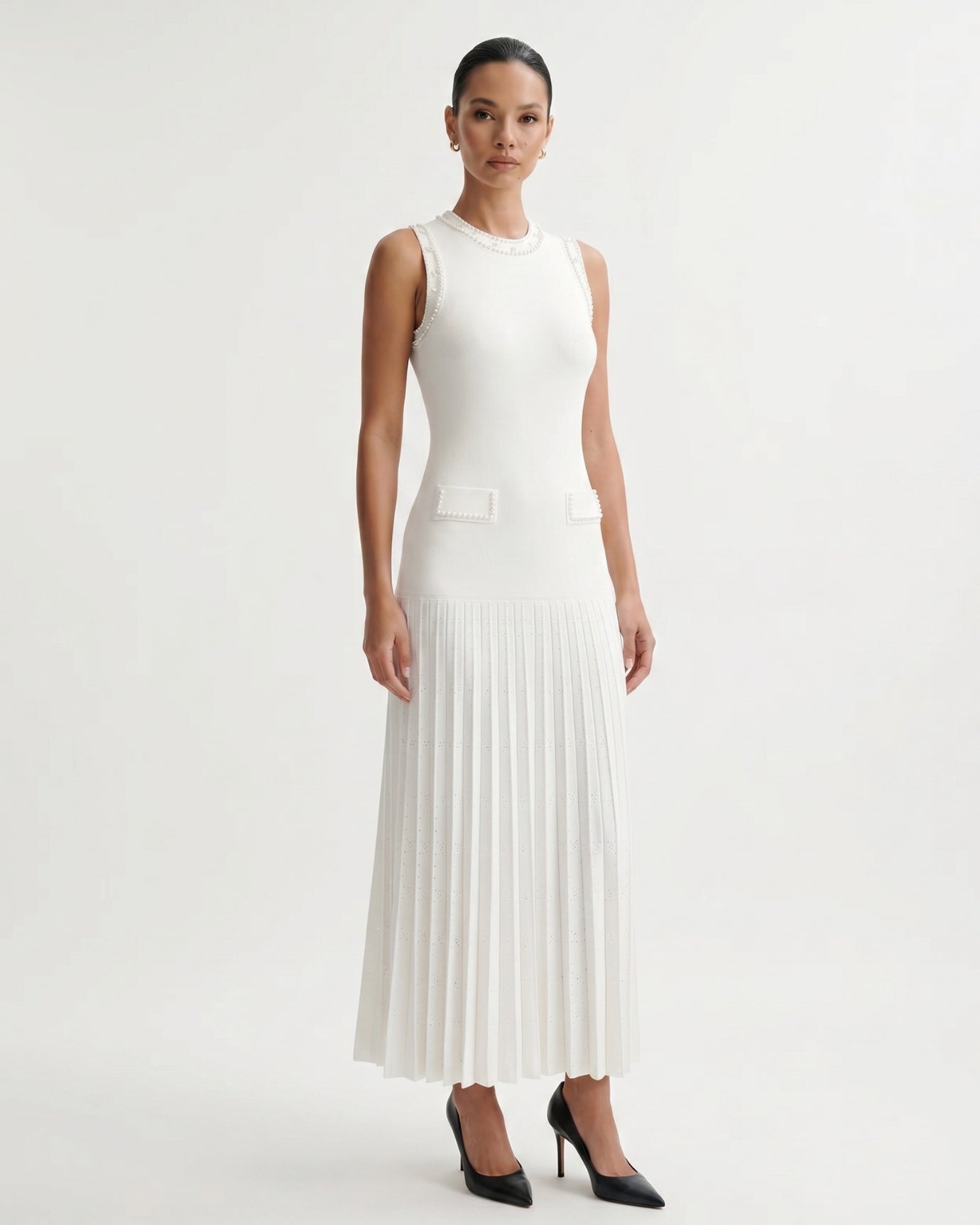 Kira Collection | Sleeveless Long Dress with Premium Viscose Fabric | Elegant Design for All-Day Comfort