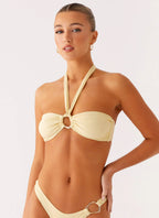 Women's Kivara Collection | Underwire Bikini Top with Halter Neck Tie | Supportive Fit for Confident Beachwear | Halter  0