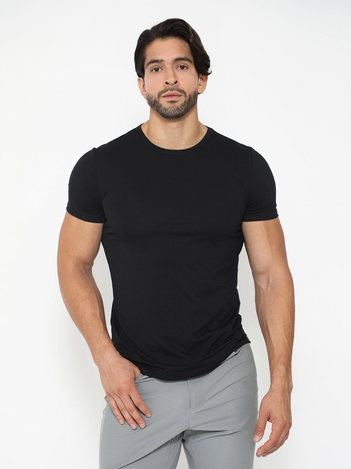 Kore Collection | Women's Top with Curve-Hem Design | Breathable Stretch Fabric for All-Day Comfort