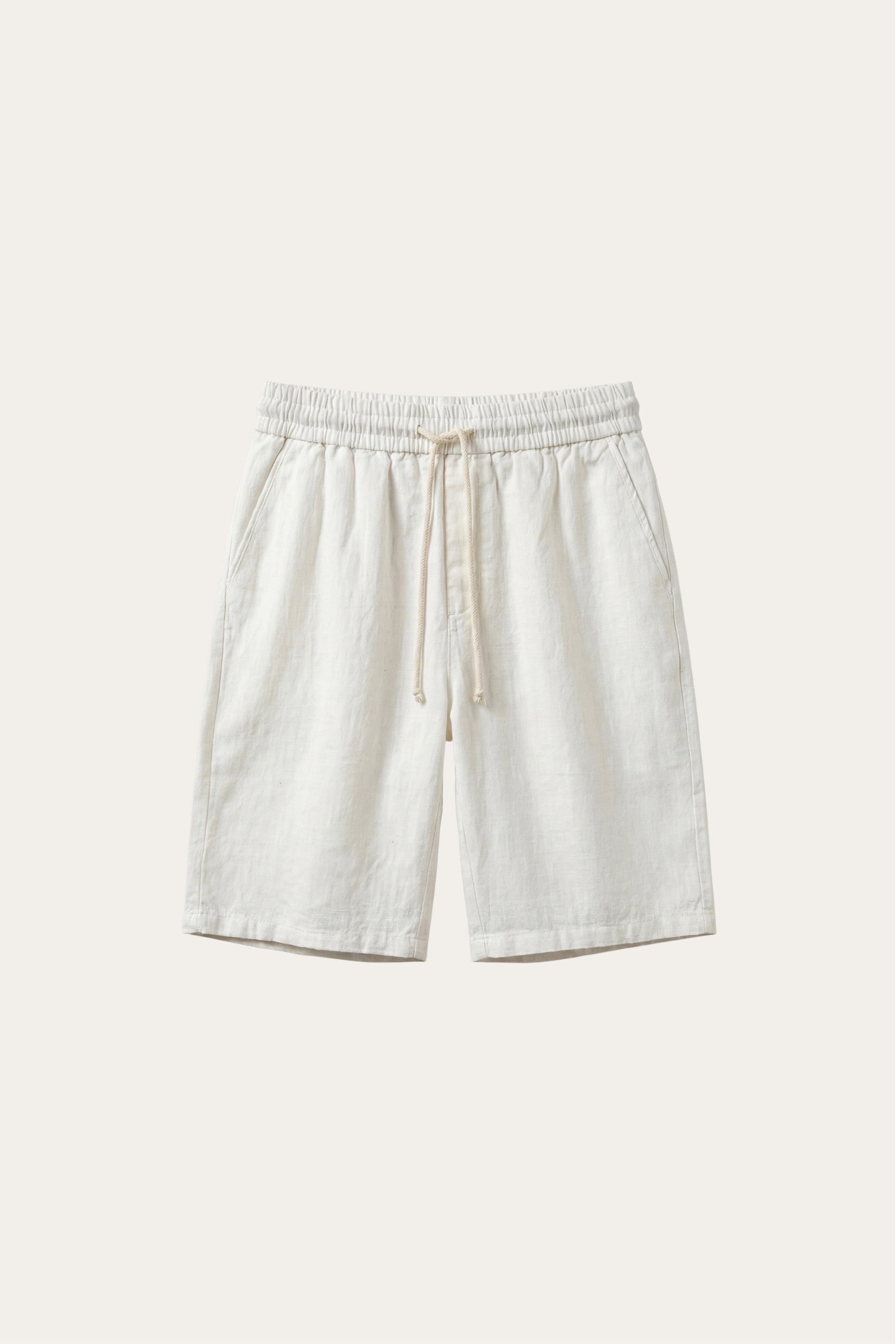 Lecce Collection | Linen Drawstring Shorts with Breathable Weave | Relaxed Fit for Ultimate Comfort