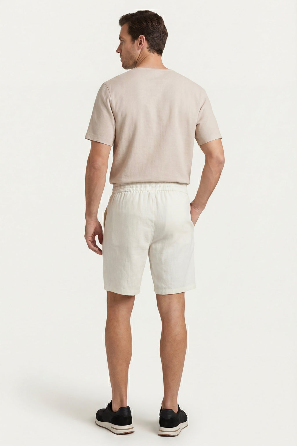 Lecce Collection | Linen Drawstring Shorts with Breathable Weave | Relaxed Fit for Ultimate Comfort