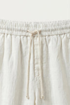 Lecce Collection | Linen Drawstring Shorts with Breathable Weave | Relaxed Fit for Ultimate Comfort