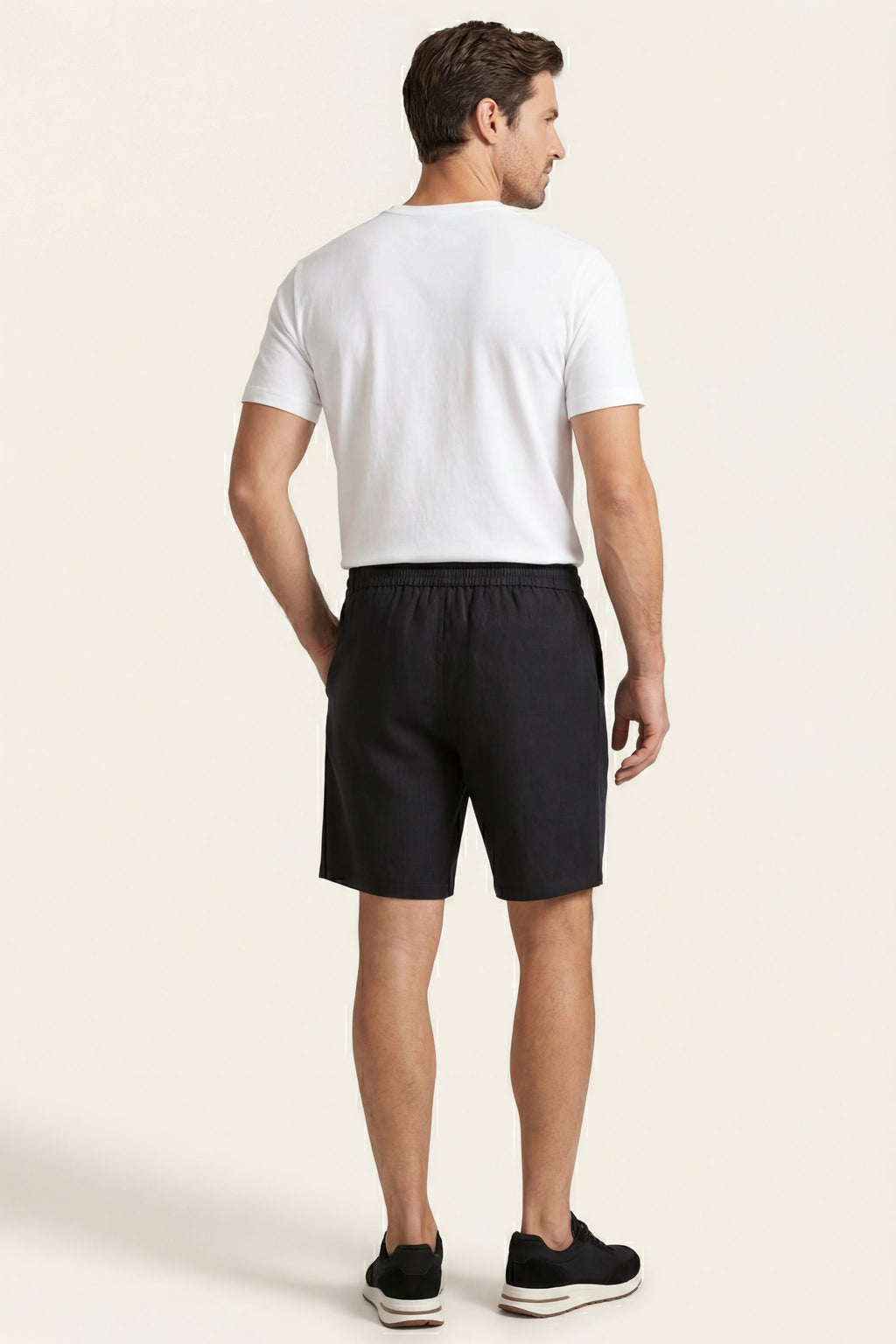 Lecce Collection | Linen Shorts with Adjustable Waistband | Relaxed Fit for Ultimate Comfort