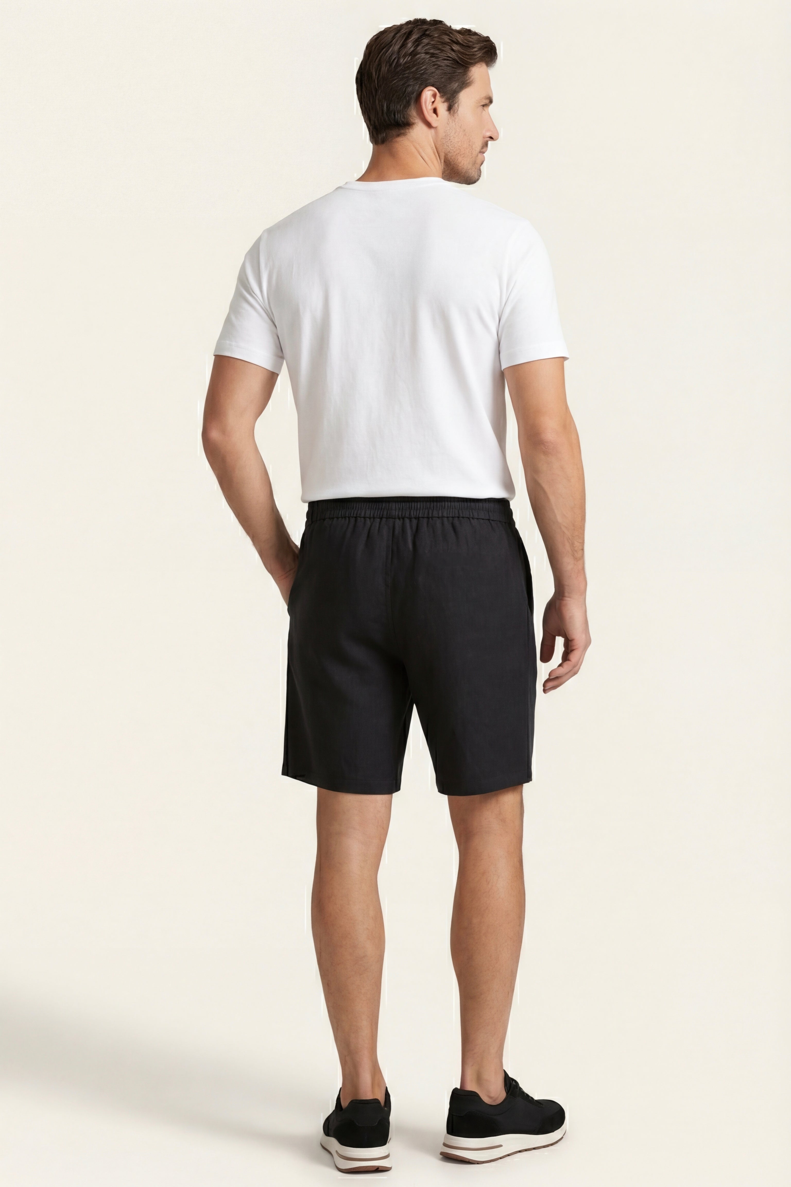 Lecce Collection | Linen Shorts with Adjustable Waistband | Relaxed Fit for Ultimate Comfort