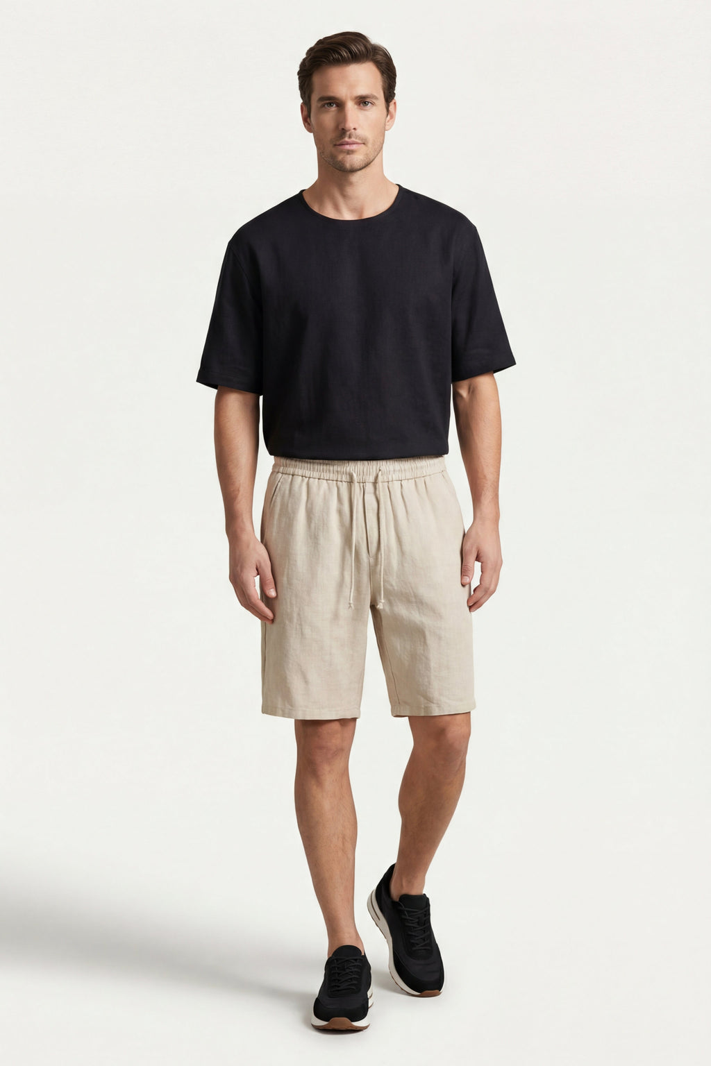 Lecce Collection | Men's Linen Shorts with Drawstring Waist | Relaxed Fit for Ultimate Comfort