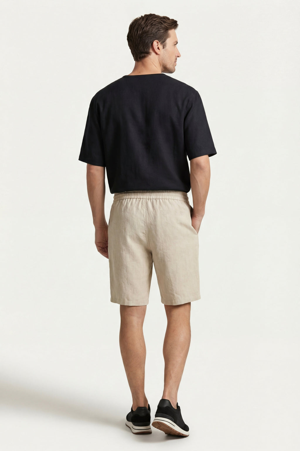 Lecce Collection | Men's Linen Shorts with Drawstring Waist | Relaxed Fit for Ultimate Comfort