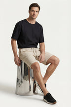 Lecce Collection | Men's Linen Shorts with Drawstring Waist | Relaxed Fit for Ultimate Comfort