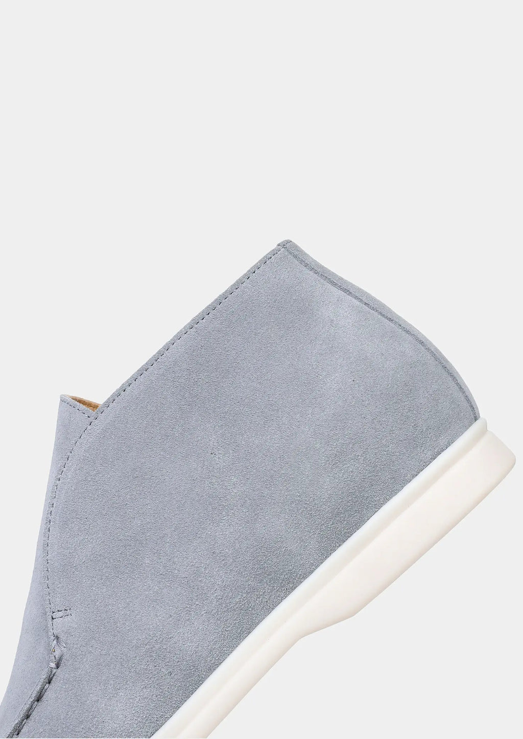 Women's Light Blue Classic Suede City Loafers 3