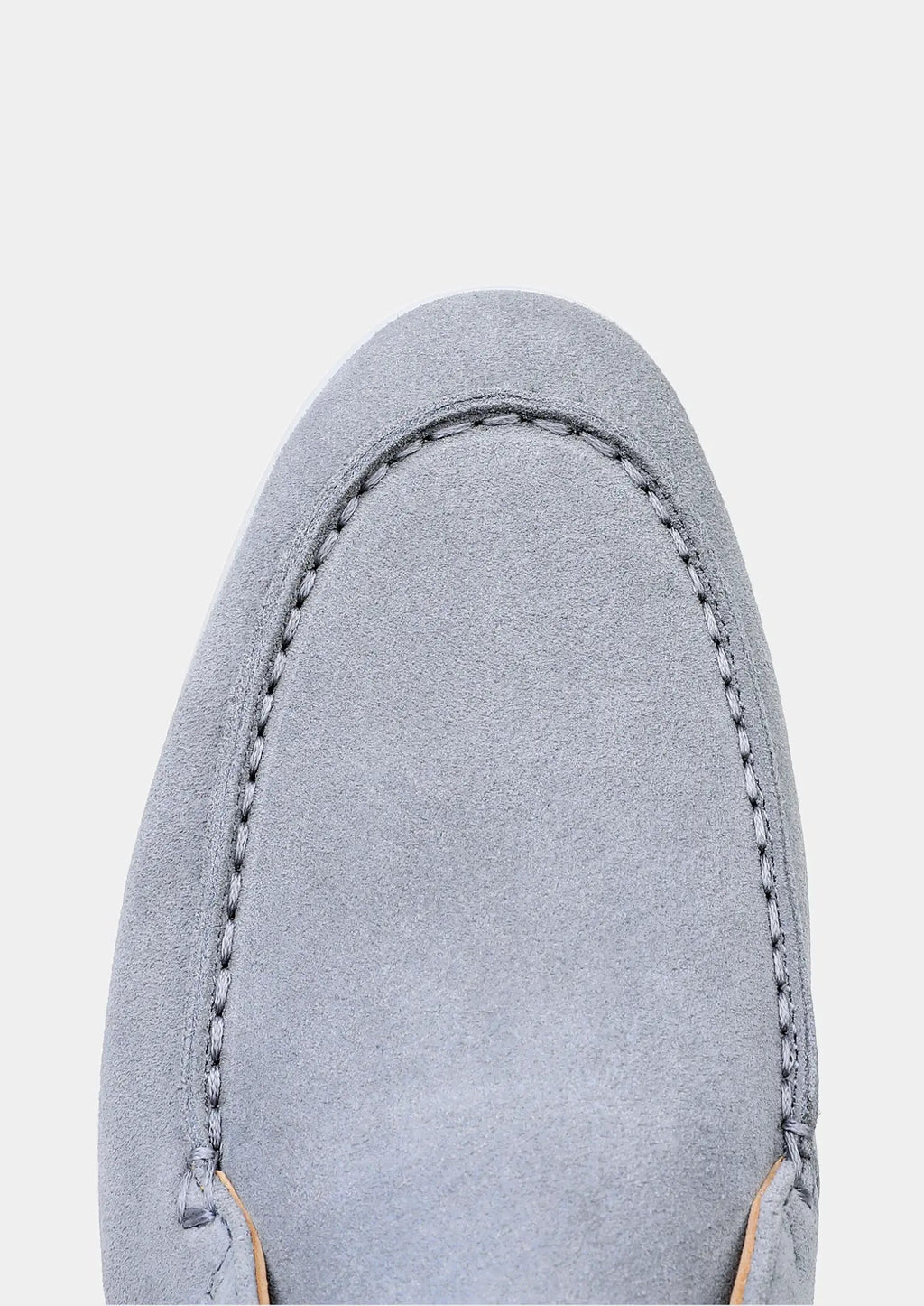 Women's Light Blue Classic Suede City Loafers 4