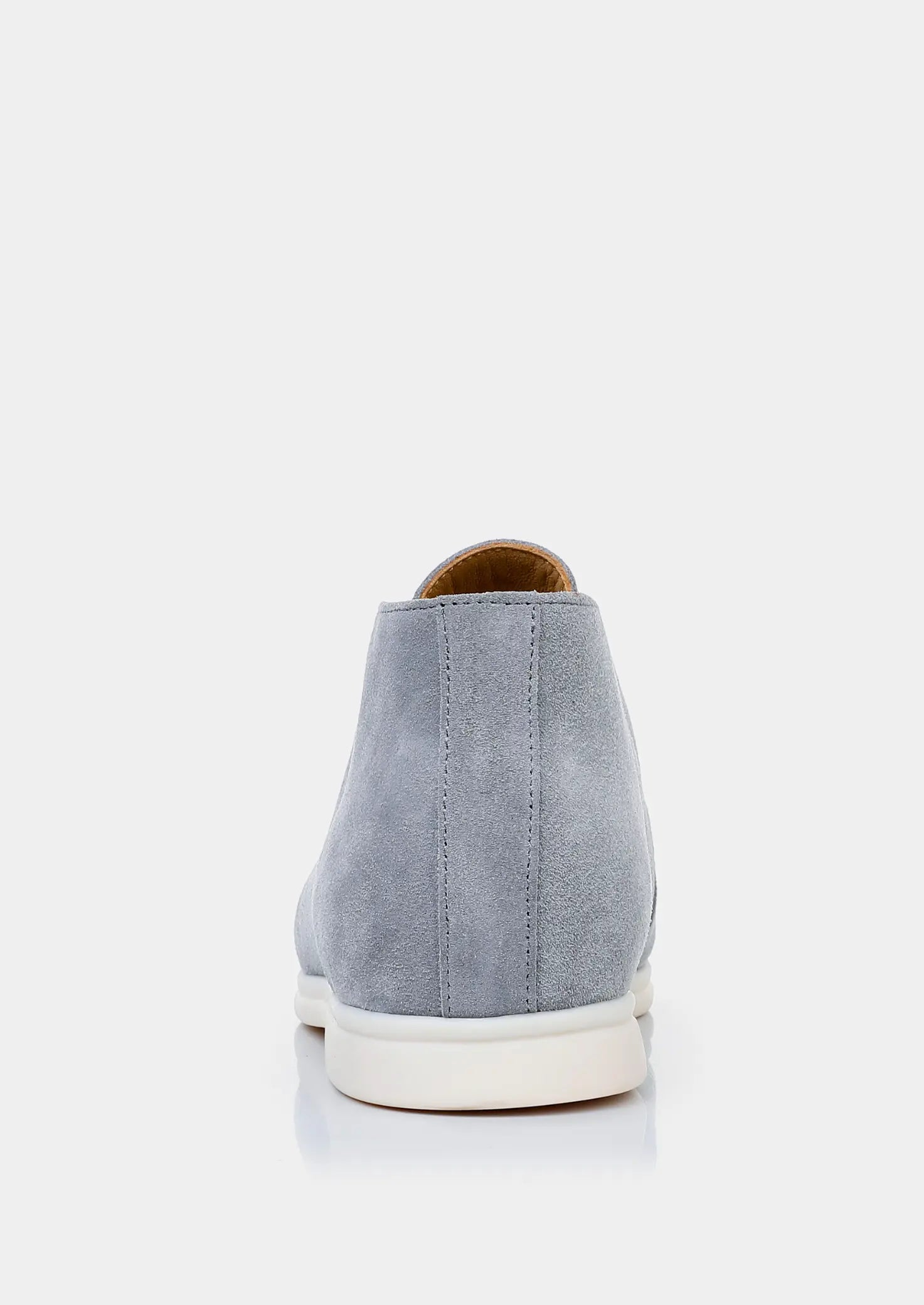 Women's Light Blue Classic Suede City Loafers 5