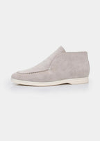 Women's Light Gray Classic Suede City Loafers 2